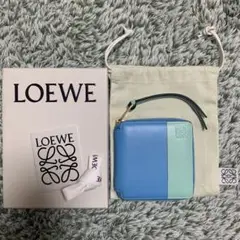 ロエベ 二つ折り財布 LOEWE SQUARE ZIP WALLET