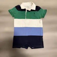 Ralph Lauren ストライプロンパース