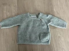 【美品】ZARA ミントグリーン ニットセーター 62