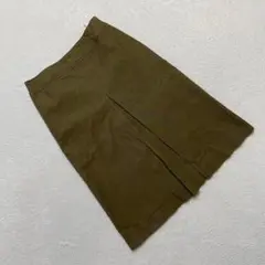 ジュエラミータイトスカート カーキバックスリット S