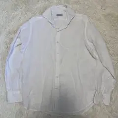 バーニーズニューヨーク　BARNEYS NEW YORK リネンシャツ　サイズL