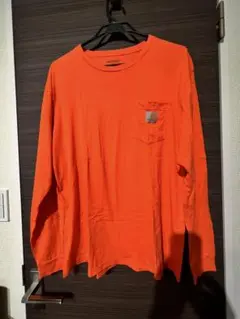 XL carhartt カーハート　ロンT メンズ　オレンジ
