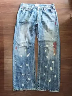 [中古]151E BRAND JEANS ペインターデニム メンズ 古着