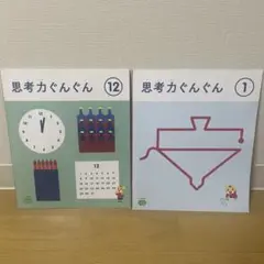 思考力ぐんぐん2冊セット　こどもちゃれんじ/すてっぷ/4・5歳児用ワーク