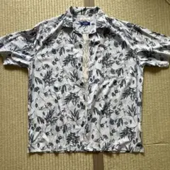 THE SHOP TK アロハシャツ 花柄 水色