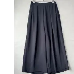 アナナ ガウチョパンツ M フレアパンツ ワイドパンツ バックゴム ミモレ丈