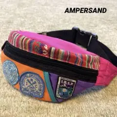 【Ampersand 】アンパサンド　ボディバッグ　ピンク