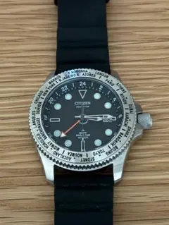 シチズン×ポーター GMT WORLD TIME 新品未使用 社外ベルト付き ポーターのスポーツウォッチ!?】シチズン プロマスターとコラボ