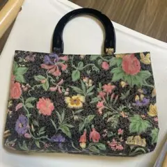 花柄 ハンドバッグ 布製 トート 軽量 おしゃれ