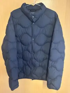 UNIQLO ウルトラライトダウンウェーブキルトジャケット XL ブラック