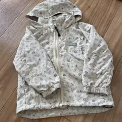 BEAMS MINI 花柄ジャケット クリーム色　100cm