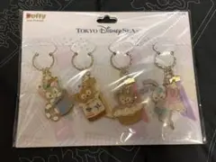 ディズニーシー　ダッフィ&フレンズ　キーチェーン4種類セット