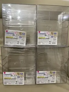 ダイソー 壁にも付けられるディスプレイケース3段 4個
