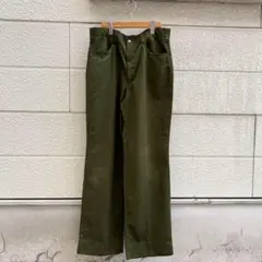 80s USA古着 ワークパンツ オリーブ ミリタリー vintage