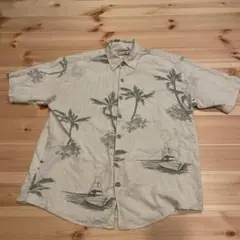 Paradise Blue シルクシャツ