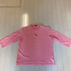 デサント HUITIEME Tシャッ ピンク LL 7部袖