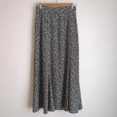 グローバルワーク　小花柄ロングスカート F