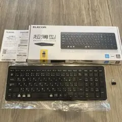 美品　ELECOM TK-FDP099TBK パンタグラフ コンパクトキーボード