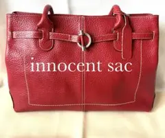 イノセント サック (innocent sac) バッグ レッド