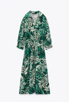 Zara printed dress S