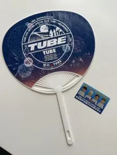 【非売品】TUBE 40周年記念 うちわ ステッカー