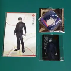刀剣乱舞　大本丸博　同田貫　スクエア缶バッジ　ポストカード　クリアカード　3点