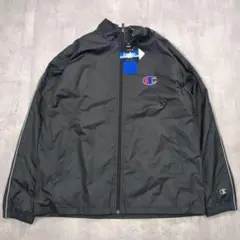 【未使用・タグ付き】Champion ゴルフブラック ナイロンジャケット M