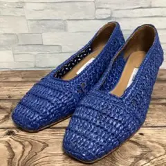 【23.5】miista ミスタ ロンドン メッシュ 編み込み パンプス