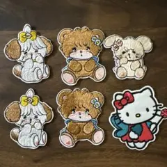 刺繍 ワッペン キャラクター mikko セット売り