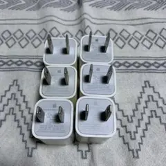 Apple純正 USB iPad iPhone 充電器 5w 6個セット