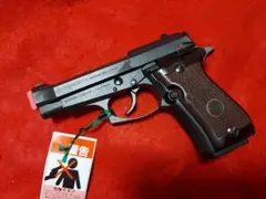WA　ベレッタ　M84FS　カーボンブラックHW　ベレッタ社純正木製グリップ付 3月下旬発売「WA【ベレッタ】M84FS カーボンブラックHW」ご予約