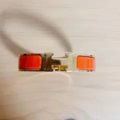 エルメス クリックHバングル ブレスレット クリッククラック オレンジ