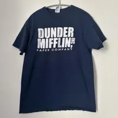 アメリカ古着 DUNDER MIFFLIN Tシャツ M ネイビー