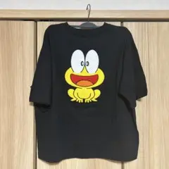 ど根性ガエル　アニメ　Tシャツ　ピョン吉　サガラ刺繍