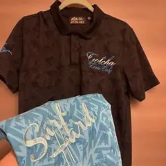 ガッチャゴルフ　GOTCHA GOLF ポロシャツ＆長ズボンセット
