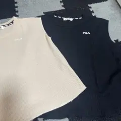 FILA ノースリーブタンクトップ 2色セット