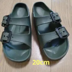 【デビロック】オリーブグリーン 20cm サンダル