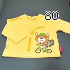 ZOOMIC イエロー Tシャツ 80
