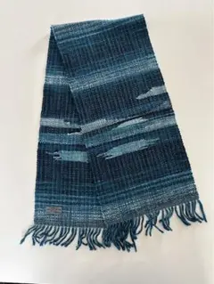 美品　エルムユーカラ織マフラー