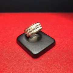 【ヴィンテージ】12号 ゴールドバンドリング ストーン 天然石 R2