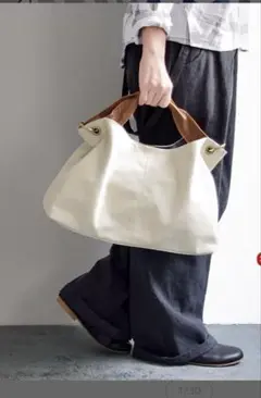 ecolocoトートバッグ　エクリュ　1回使用