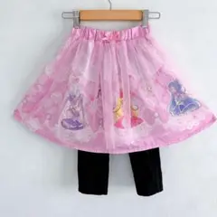 25日まで値下げ アイドルプリキュア柄スカートとレギンスセット 110cm