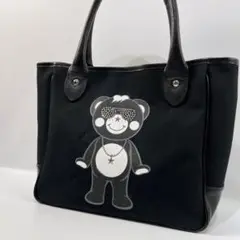 TANTA タンタ　トート　チャッピークマ　スター　ハンドバッグ　ブラック TANTA トートバッグ TANTA/タンタ/NEW SWAROVSKI CHAPPY TOTE