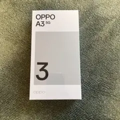【新品未開封】OPPO A3 5G/BK 楽天版