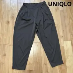 ユニクロ　エアリズムYOGAテーパードパンツ Sダークグレー
