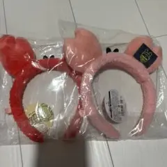 ちいかわ 鎧さんのカニカチューシャ 鎧さんのロブスターカチューシャ セット