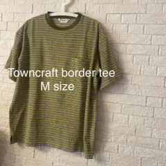 希少/雑誌掲載品 Towncraft border tee ✳︎✳︎