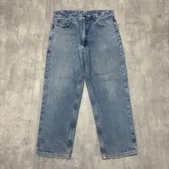 00s carhartt USA製 デニム　パンツ　裏地 フランネル　36×34