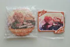 プロセカ　あんスタ　缶ミラー　ラバーキーホルダー　くじ　東雲彰人