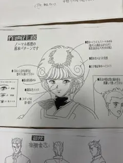 電影少女　設定資料　約40枚　桂正和